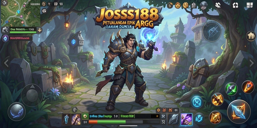 Tampilan gameplay JOSS188 yang penuh aksi dan petualangan ARPG.