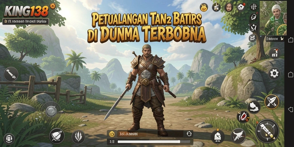 Tampilan gameplay dinamis dengan dunia terbuka yang luas.
