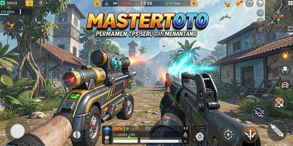 Tangkapan layar MASTERTOTO yang menunjukkan aksi tembak-menembak mendebarkan.
