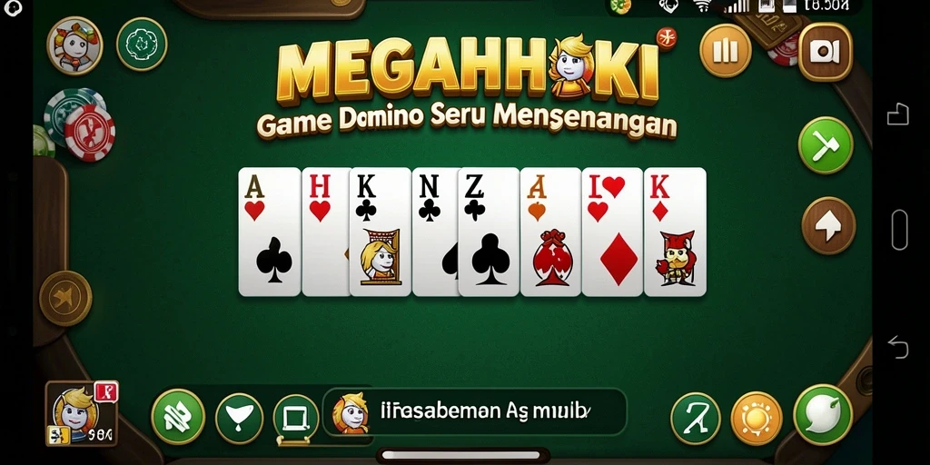 Tampilan gameplay menarik dan seru dalam MEGAHOKI.