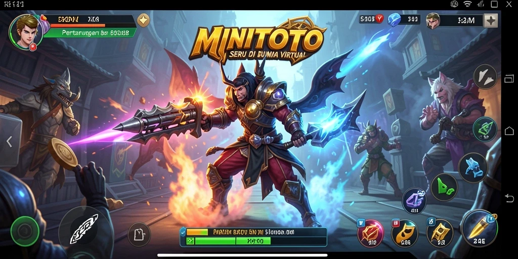 Gameplay MINITOTO yang mendebarkan dan pertarungan yang menegangkan.