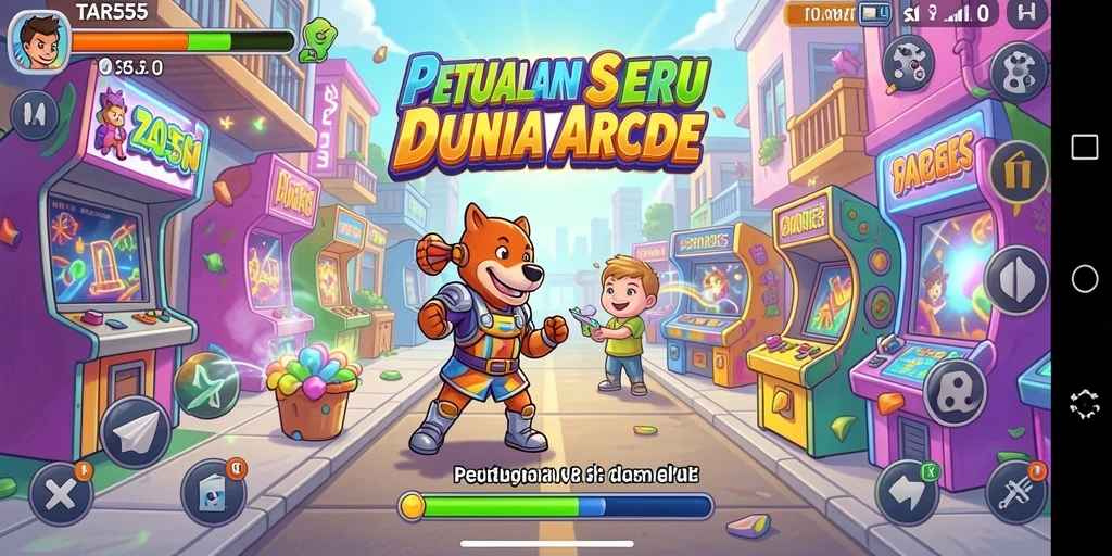 Screenshot menunjukkan aksi seru gameplay TAR555 yang penuh tantangan.